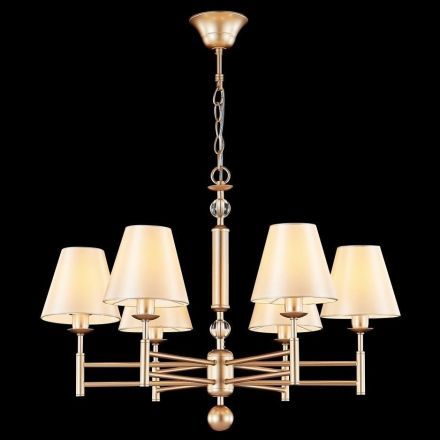 Подвесная люстра Crystal Lux FLAVIO SP6 GOLD
