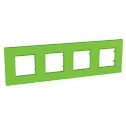 Рамка 4-ая Schneider Electric Unica Quadro Киви MGU4.708.28