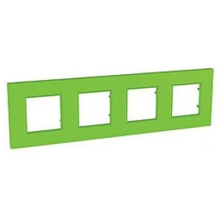 Рамка 4-ая Schneider Electric Unica Quadro Киви MGU4.708.28