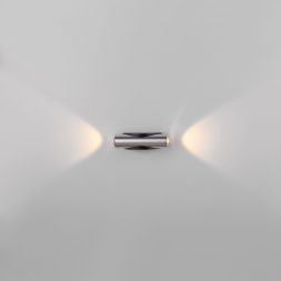 Настенный светодиодный светильник Steel LED Elektrostandard 40109/LED чёрный/сталь