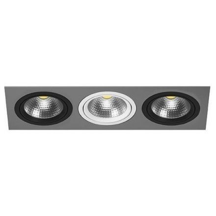 Встраиваемый точечный светильник i839070607 серый/черный/белый Intero 111 Lightstar