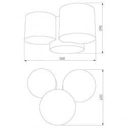 Потолочный светильник TK Lighting 3275 Mona Kids