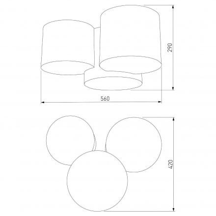 Потолочный светильник TK Lighting 3275 Mona Kids