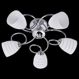 Люстра Linvel LV 9203/5 Алекса Хром E27 60W (LINVEL LV 9203/5 Алекса Хром E27 60W) Люстра Linvel LV 9203/5 Алекса Хром E27 60W (LINVEL LV 9203/5 Алекса Хром E27 60W)