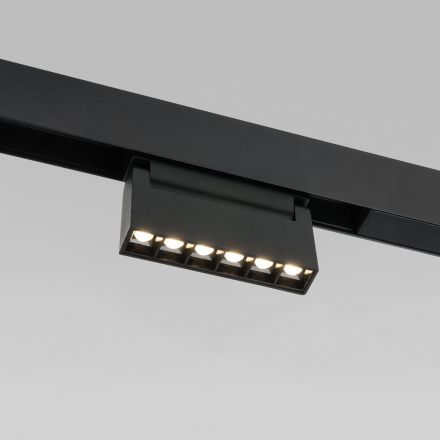 Трековый светодиодный светильник Slim Magnetic HL01 6W 4200K черный Elektrostandard 85009/01