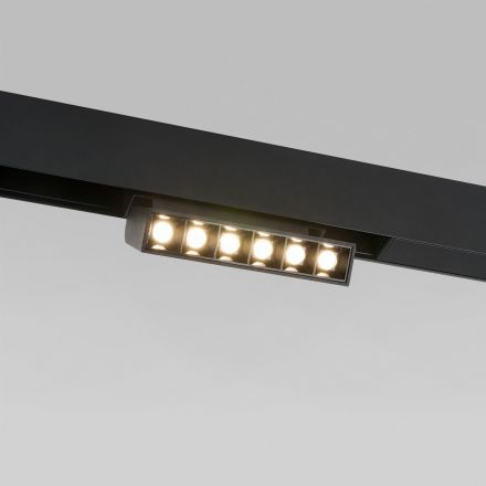Трековый светодиодный светильник Slim Magnetic HL01 6W 4200K черный Elektrostandard 85009/01