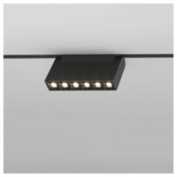 Трековый светодиодный светильник Slim Magnetic HL01 6W 4200K черный Elektrostandard 85009/01