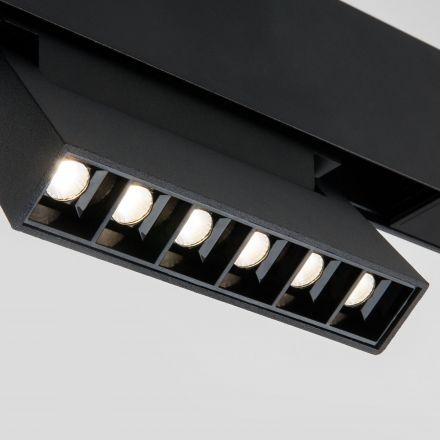 Трековый светодиодный светильник Slim Magnetic HL01 6W 4200K черный Elektrostandard 85009/01