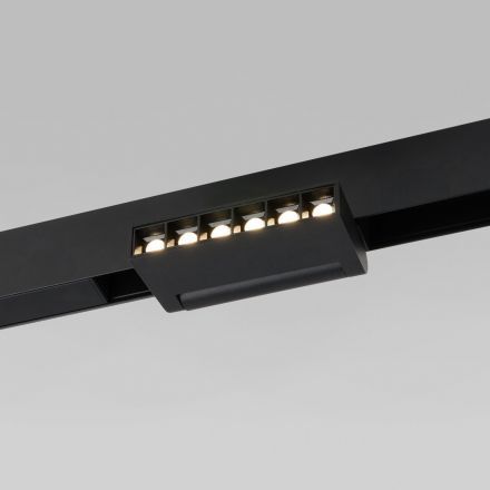 Трековый светодиодный светильник Slim Magnetic HL01 6W 4200K черный Elektrostandard 85009/01