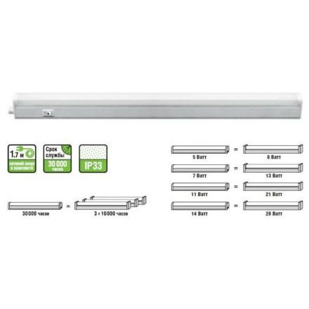 Светильник светодиодный Navigator 94 589 NEL-P-5-4K-LED