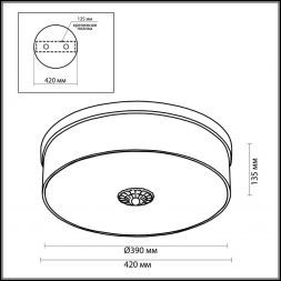 Люстра Odeon Light 2782/4C