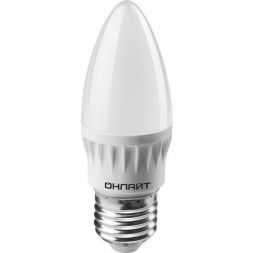 Лампа ОНЛАЙТ 61 129 OLL-C37-6-230-6.5K-E27-FR