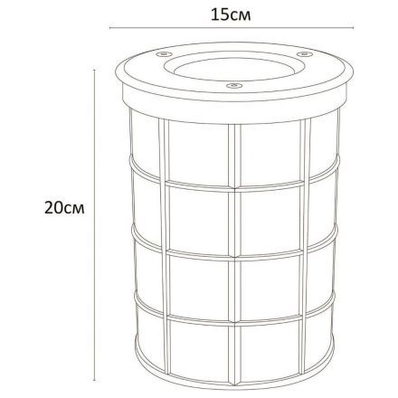 Ландшафтный светильник Arte Lamp A6014IN-1SS