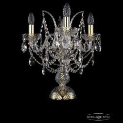 Настольная лампа Bohemia Ivele Crystal 1411L/3/141-39/G