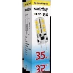 Капсульная светодиодная лампа 3,5W 3000K G4 Smartbuy SBL-G4 3_5-30K