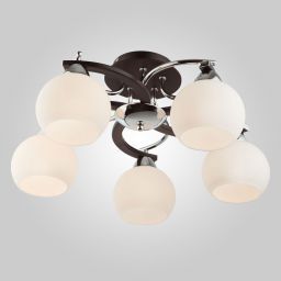 Люстра Eurosvet 9654/5 хром/венге (EUROSVET 9654/5 хром/венге)