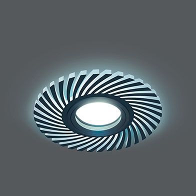 Светильник Gauss Backlight BL132 круглый/узор черный Gu5.3 3W LED 4000K