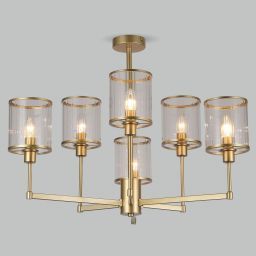 Потолочный светильник Eurosvet 60144/6 золото Inari (EUROSVET 60144/6 золото)