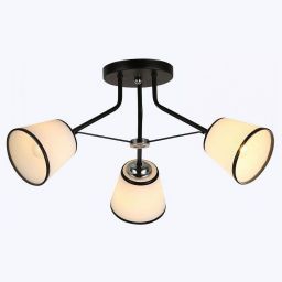 Люстра Linvel LV 9142/3 Регина Черный/хром E27 60W (LINVEL LV 9142/3 Регина Черный/хром E27 60W) Люстра Linvel LV 9142/3 Регина Черный/хром E27 60W (LINVEL LV 9142/3 Регина Черный/хром E27 60W)
