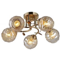 Люстра ЭкономСвет 12190/5GD AMB