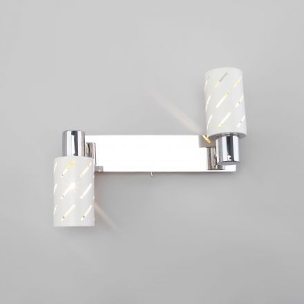 Настенный светильник Eurosvet 20090/2 белый/хром