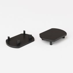 Slim Magnetic Заглушка для шинопровода Round (черный) (2шт) Elektrostandard