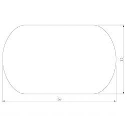 Slim Magnetic Заглушка для шинопровода Round (черный) (2шт) Elektrostandard