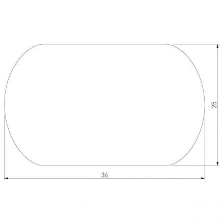 Slim Magnetic Заглушка для шинопровода Round (черный) (2шт) Elektrostandard