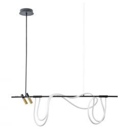 Подвесная светодиодная люстра Arte Lamp Klimt A2850SP-45BK