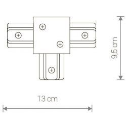 Коннектор T-образный Nowodvorski Profile Recessed 8834