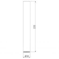 Точечный светильник Elektrostandard Pika 6W (25030/LED) черный