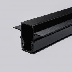 Магнитный встраиваемый трековый шинопровод Terra под ГКЛ 9,5 мм, MKT-2R-300-B 3м Черный