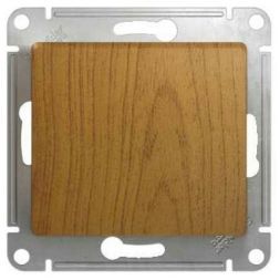 Выключатель 1-клавишный Schneider Electric Glossa Дерево Дуб, сх.1 GSL000511