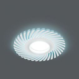 Светильник Gauss Backlight BL133 круглый/узор белый Gu5.3 3W LED 4000K