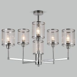 Потолочный светильник Eurosvet 60144/6 хром Inari (EUROSVET 60144/6 хром)