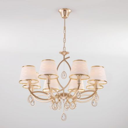 Люстра Eurosvet 60091/8 перламутровое золото