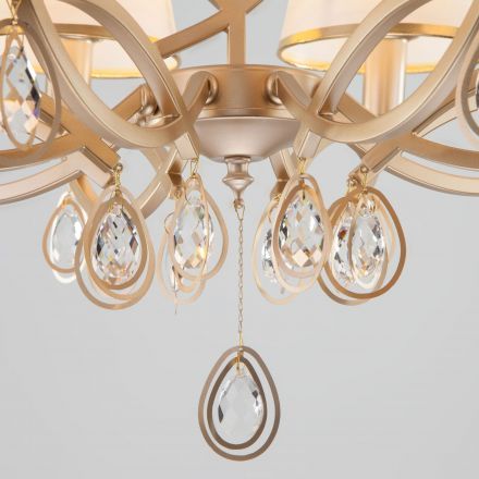 Люстра Eurosvet 60091/8 перламутровое золото