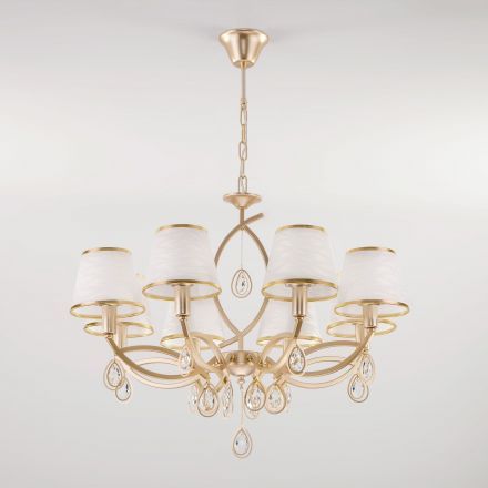 Люстра Eurosvet 60091/8 перламутровое золото