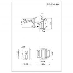 Бра Evoluce SLE103401-01 GIANO