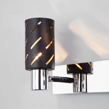 Настенный светильник Eurosvet 20090/2 черный/хром