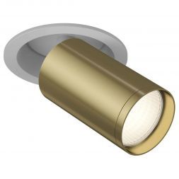 Встраиваемый спот Maytoni C048CL-1WBS (C048CL-01W+TRA020-01BS)