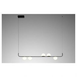 Подвесная светодиодная люстра Arte Lamp Poplar A2174SP-5BK
