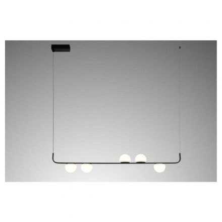 Подвесная светодиодная люстра Arte Lamp Poplar A2174SP-5BK
