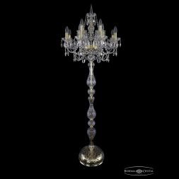 Торшер Bohemia Ivele Crystal 1411T1/8+4/195-170/G