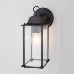Настенный уличный светильник Elektrostandard BRICK черный (GL 1008D) (ESTD BRICK черный (GL 1008D))