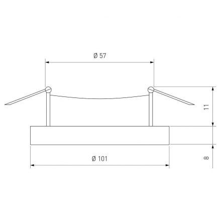 Точечный светильник Elektrostandard 2246 MR16 SL/WH зеркальный/белый