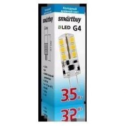 Капсульная светодиодная лампа 3,5W 6400K G4 Smartbuy SBL-G4 3_5-64K