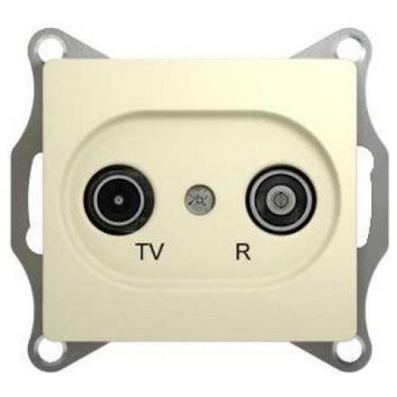 Розетка оконечная 1DB Schneider Electric Glossa Беж TV-R GSL000294