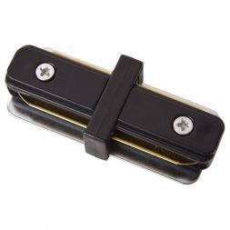 Коннектор прямой для однофазного трека G85401 BK Gerhort