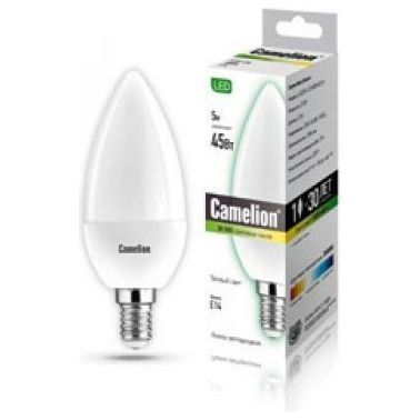 Лампа светодиодная Camelion LED5-C35/845/E14